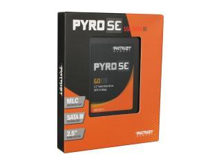 Patriot Pyro SE 2.5" 60GB SATA III MLC Internal Solid State Drive (SSD) PPSE60GS25SSDR