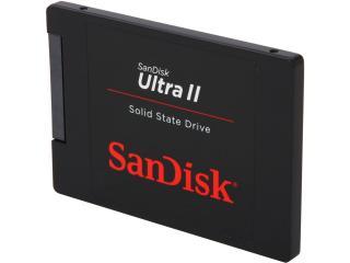SanDisk Ultra II 2.5" 960GB SATA III Internal Solid State Drive (SSD) SDSSDHII-960G-G25