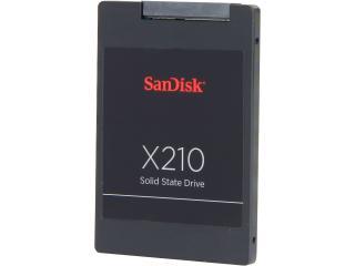 SanDisk X210 2.5" 256GB SATA 6Gb/s MLC Internal Solid State Drive (SSD) SD6SB2M-256G-1022i