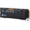 WD 1TB WD_BLACK SN850X Gaming Internal NVMe PCIe 4.0 SSD with Heatsink (2-Pack)