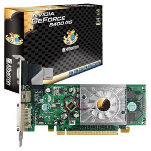 Albatron GeForce 8400 GS 450Mhz PCI-E 512Mb 800Mhz 64 bit DVI TV YPrPb