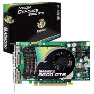 Albatron GeForce 8600 GTS 675Mhz PCI-E 512Mb 2000Mhz 128 bit 2xDVI TV YPrPb