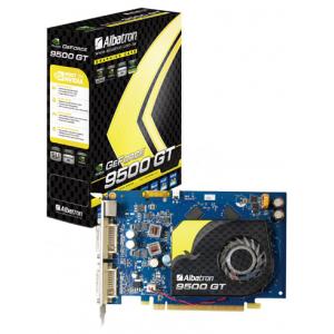 Albatron GeForce 9500 GT 550Mhz PCI-E 2.0 256Mb 1600Mhz 128 bit 2xDVI TV HDCP YPrPb