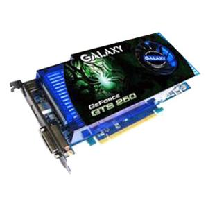 Galaxy GeForce GTS 250 740Mhz PCI-E 2.0 512Mb 2200Mhz 256 bit DVI TV HDMI HDCP YPrPb