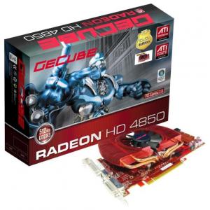 GeCube Radeon HD 4850 670Mhz PCI-E 2.0 512Mb 2100Mhz 256 bit 2xDVI TV HDCP YPrPb