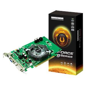 Sysconn GeForce 9400 GT 550Mhz PCI-E 2.0 1024Mb 667Mhz 128 bit DVI TV HDCP YPrPb