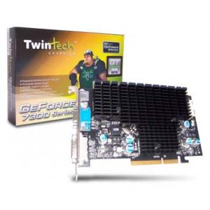 TwinTech GeForce 7300 GT 350Mhz AGP 256Mb 667Mhz 128 bit DVI TV YPrPb