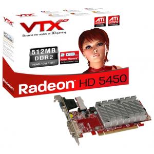 VTX3D Radeon HD 5450 650Mhz PCI-E 2.1 512Mb 800Mhz 64 bit DVI HDMI HDCP V2