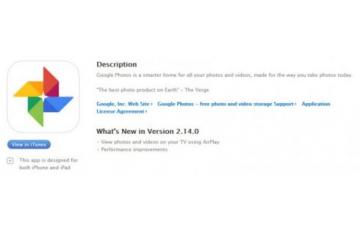 Google Photos on iOS updated with Airplay support