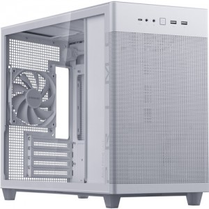 ASUS Prime AP201 Micro-ATX Case (White, Tempered Glass) AP201/WHT/TG//