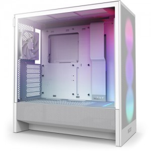 NZXT H5 Flow RGB Mid-Tower Case (White) CC-H52FB-R1