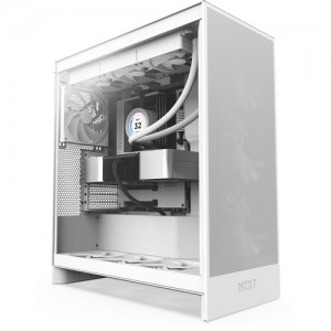 NZXT H7 Flow Mid-Tower Case (White, 2024) CM-H72FW-01