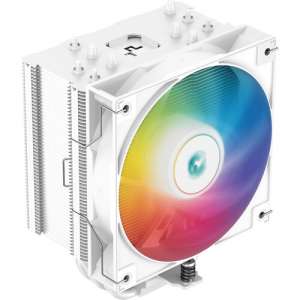 Deepcool AG500 ARGB Single-Tower Performance CPU Cooler (White) R-AG500-WHANMN-G