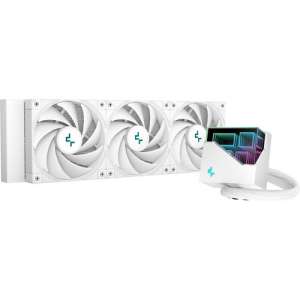 Deepcool LT720 360mm High-Performance Liquid CPU Cooler (White) R-LT720-WHAMNF-G-1