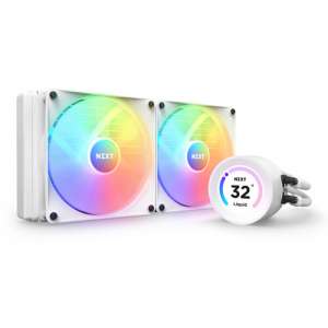 NZXT 280mm Kraken Elite RGB All-in-One Liquid CPU Cooler (White) RL-KR28E-W1