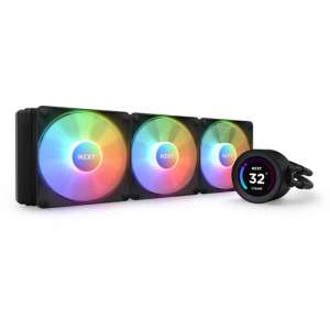 NZXT 360mm Kraken Elite RGB All-in-One Liquid CPU Cooler (Black) RL-KR36E-B1