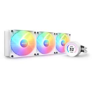 NZXT 360mm Kraken Elite RGB All-in-One Liquid CPU Cooler (White) RL-KR36E-W1