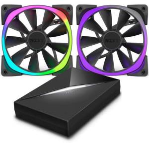 NZXT Aer RGB 140mm Fan & HUE+ Bundle RF-AR140-C1