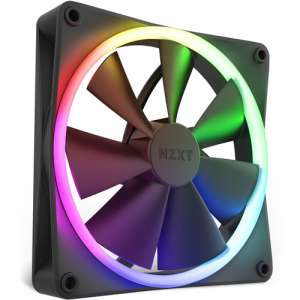 NZXT F140 RGB 140mm Fan (Black) RF-R14SF-B1