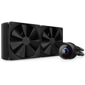 NZXT Kraken 280 AIO Liquid Cooler with LCD Display RL-KN280-B1