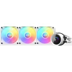 NZXT Kraken 360 RGB AIO Liquid Cooler with LCD Display (White) RL-KR360-W1