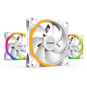 be quiet! Light Wings PWM 140mm ARGB Cooling Fan (3-Pack,White) BL102