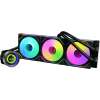 Lian Li 360mm Galahad II Trinity AIO Cooler with ARGB Fans (Black) GA2T36B