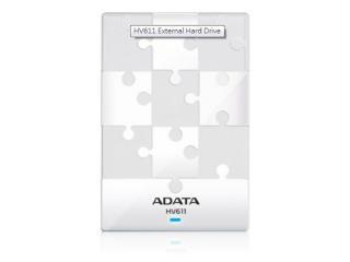 ADATA HV611 1TB 2.5" External Portable Hard Drive USB3.0 White