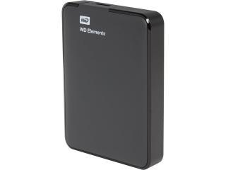 WD 1TB Elements Portable External Hard Drive - USB 3.0 - WDBUZG0010BBK-NESN