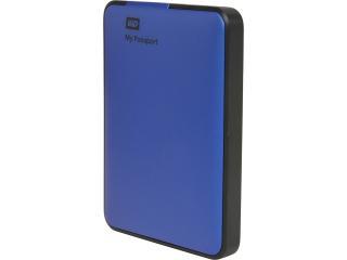 WD My Passport 500GB USB 3.0 2.5" External Hard Drive WDBKXH5000ABL-NESN Blue