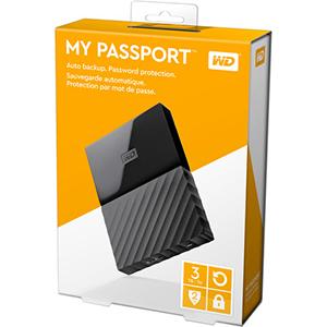 WD My Passport WDBYFT0030BBK-WESN 3 TB