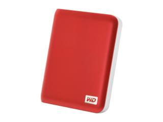 Western Digital My Passport Essential SE 750GB Portable Hard Drive (Red)