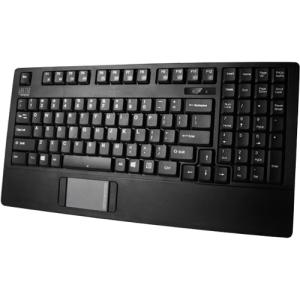 Adesso 2.4GHz Wireless Compact Touchpad Keyboard WKB-4210UB