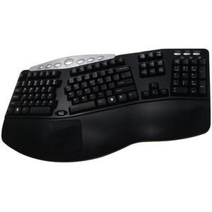 Adesso PCK-208B Tru-Form Media Contoured Ergonomic Keyboard