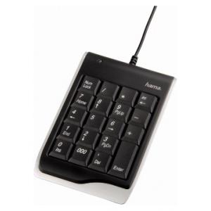 HAMA Slimline Keypad SK220 Silver-Black USB