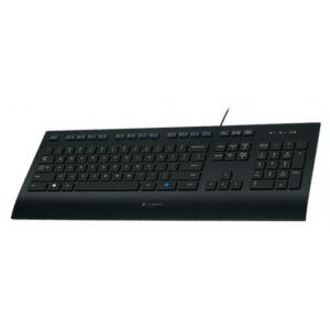 Logitech Corded Keyboard K280e Black USB