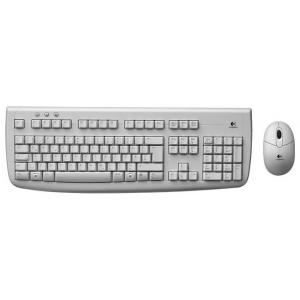 Logitech Cordless Deluxe 650 White Desktop USB