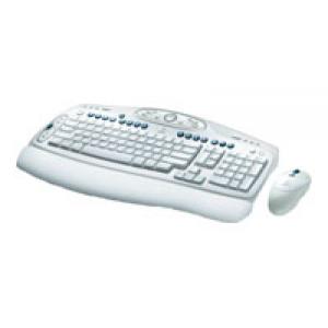 Logitech Cordless Desktop LX 501 White USB PS/2