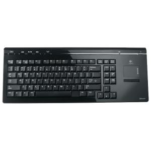 Logitech Cordless MediaBoard Pro Black Bluetooth