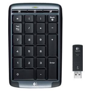 Logitech Cordless Number Pad Black USB