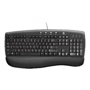 Logitech DeluxePlus Keyboard Black PS/2