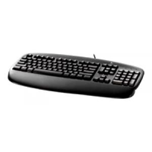 Logitech Deluxe Keyboard Black PS/2