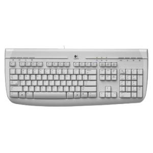 Logitech Deluxe Keyboard Sea Grey PS/2