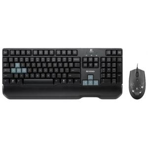 Logitech Gaming Combo G100 Black USB PS/2