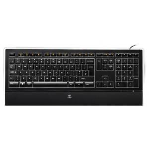 Logitech Illuminated Keyboard K740 Black USB