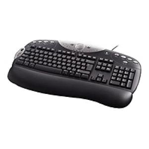 Logitech Internet Navigator Keyboard Black USB PS/2