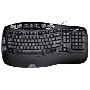 Logitech Wave Keyboard Black USB