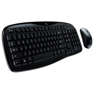 Logitech Wireless Desktop MK250 Black USB