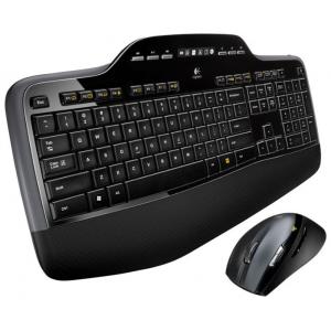 Logitech Wireless Desktop MK700 Black USB