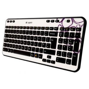 Logitech Wireless Keyboard K360 Purple Pebbles USB